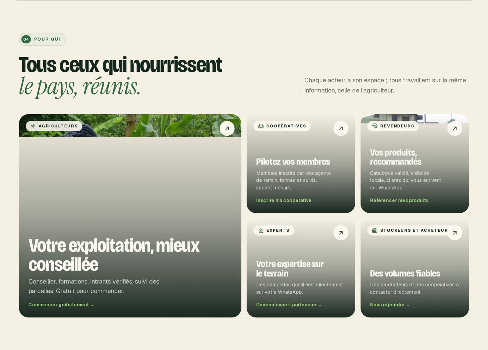 Agriculteurs, coopératives, revendeurs, experts et acheteurs réunis